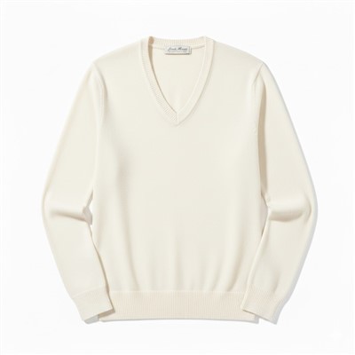 Cashmere V Gwddf Siwmper Dynion