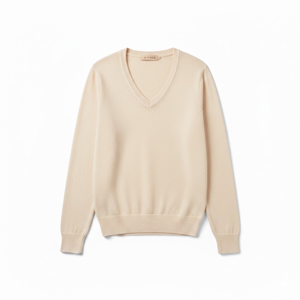 cashmere v neck pullover